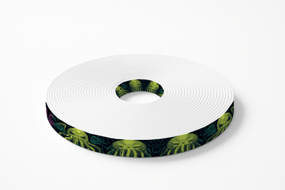 L'atelier du Fourmilier BioThane imprimé au mètre 🌊 Motif BioThane imprimé UV– Cthulhu multicolore