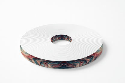 L'atelier du Fourmilier BioThane imprimé au mètre Sangle BioThane imprimée – Motif Marbré Galaxie