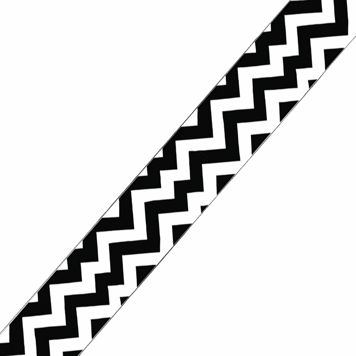 L'atelier du Fourmilier BioThane imprimé au mètre Sangle imprimée au mètre motif zigzag