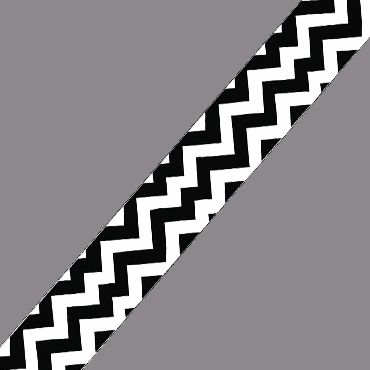 L'atelier du Fourmilier BioThane imprimé au mètre Sangle imprimée au mètre motif zigzag