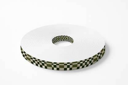 L'atelier du Fourmilier BioThane imprimé au mètre Sangle imprimée tartan au mètre