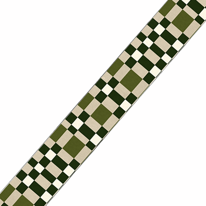 L'atelier du Fourmilier BioThane imprimé au mètre Sangle imprimée tartan au mètre
