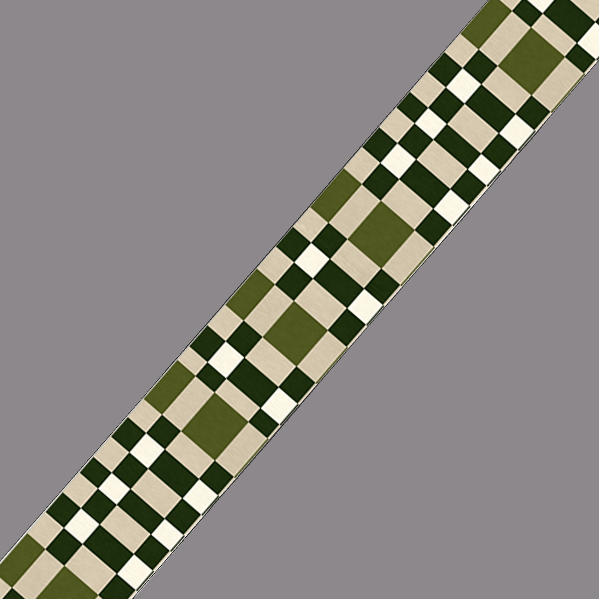 L'atelier du Fourmilier BioThane imprimé au mètre Sangle imprimée tartan au mètre
