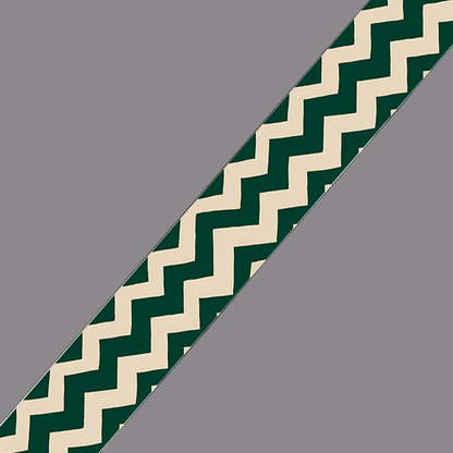 L'atelier du Fourmilier BioThane imprimé au mètre Sangle imprimée zigzag au mètre