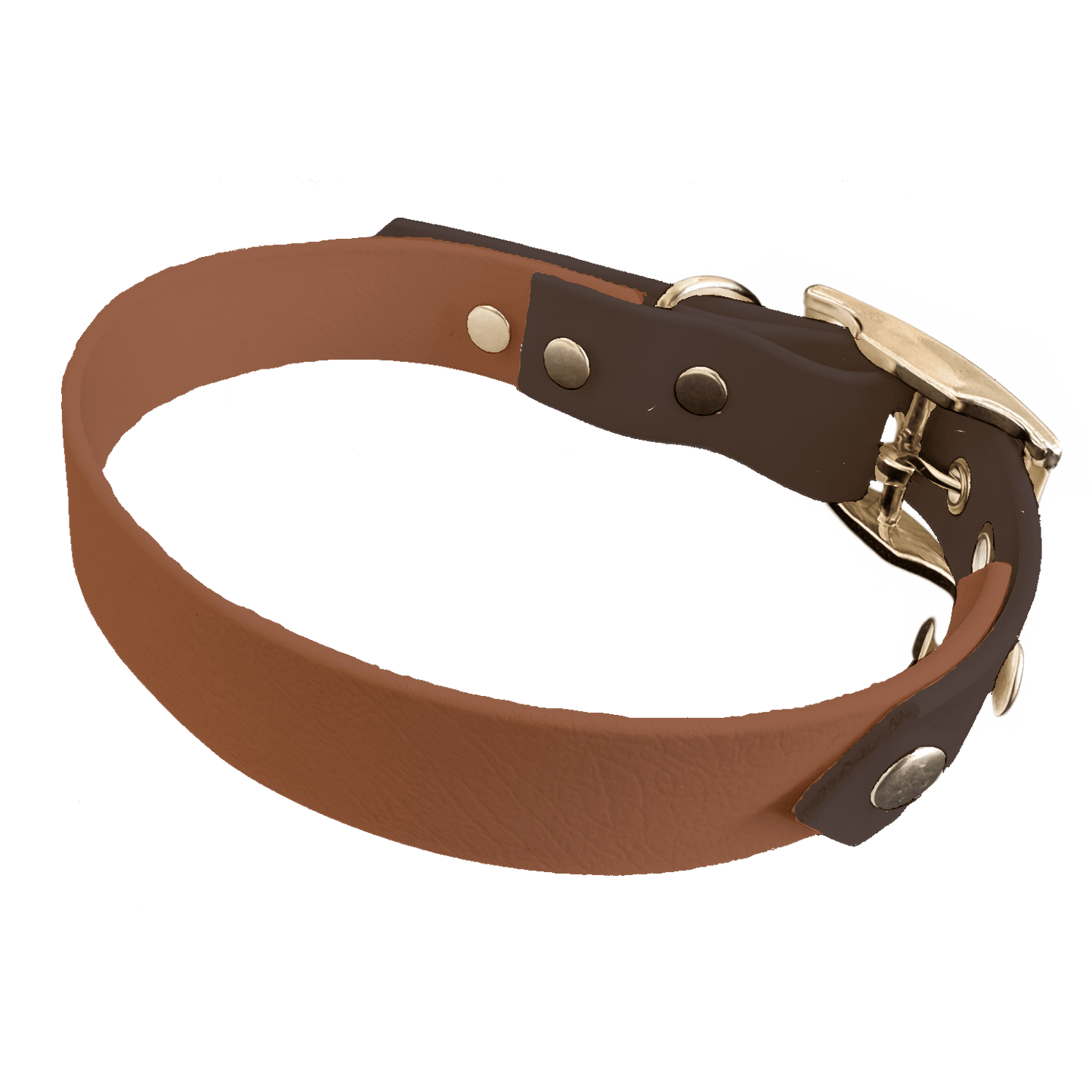 L'atelier du Fourmilier collier bicolore Collier Bicolore en BioThane®  25 mm – coloris personnalisable