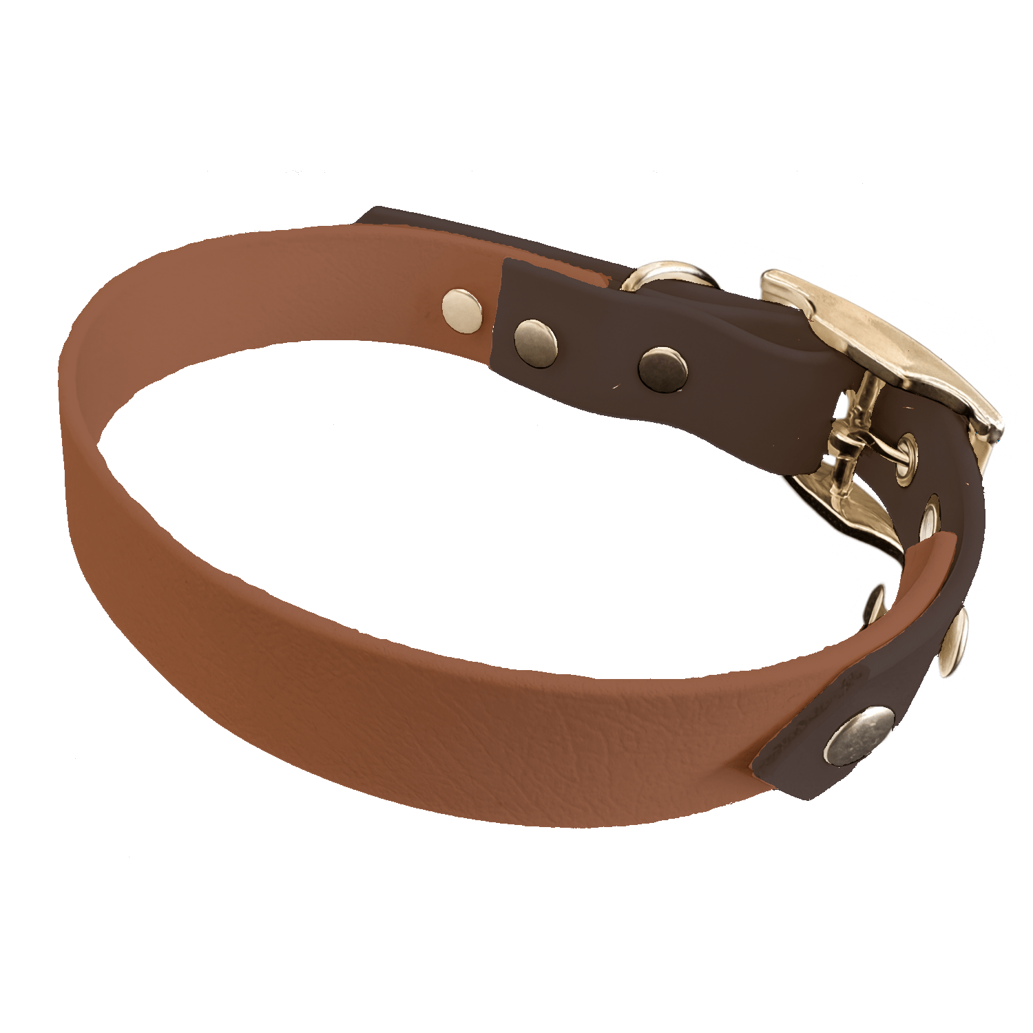 L'atelier du Fourmilier collier bicolore Collier Bicolore en BioThane®  25 mm – coloris personnalisable