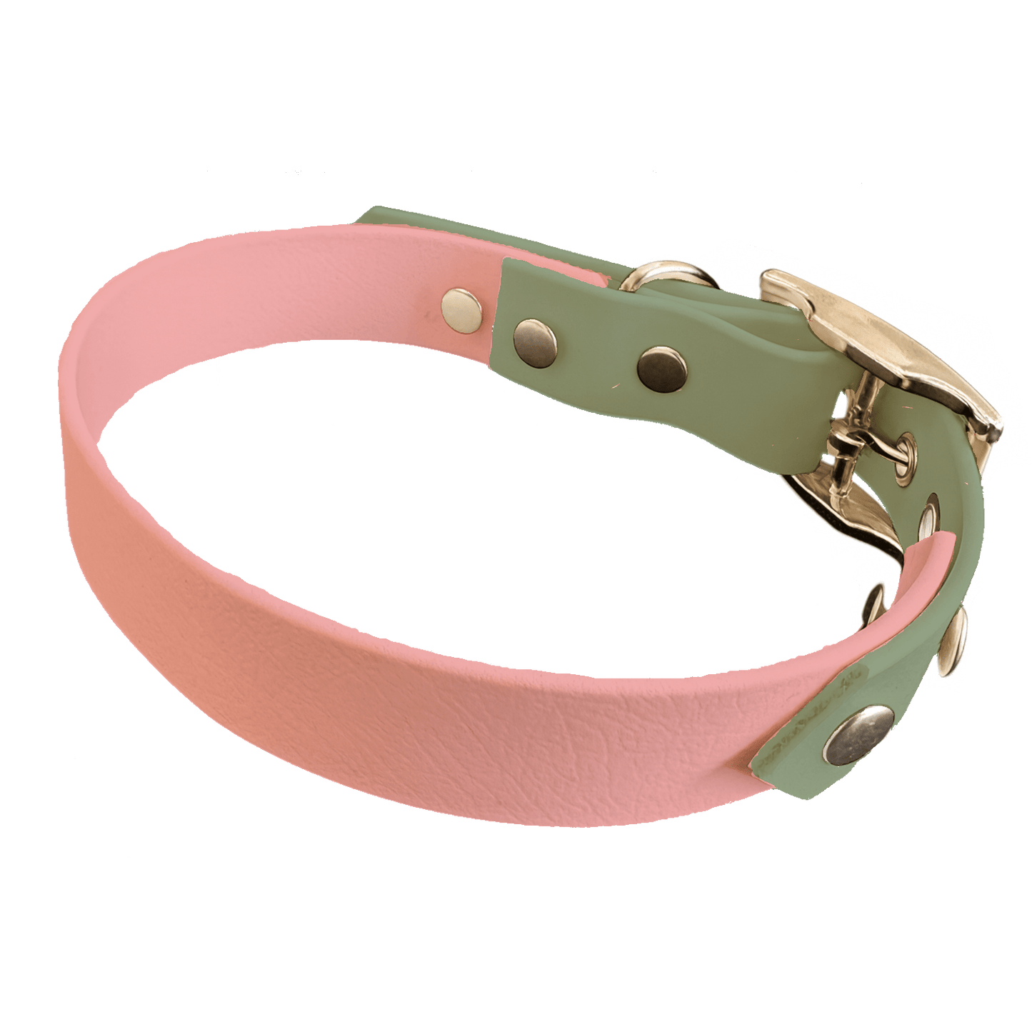 L'atelier du Fourmilier collier bicolore Collier Bicolore en BioThane®  25 mm – coloris personnalisable