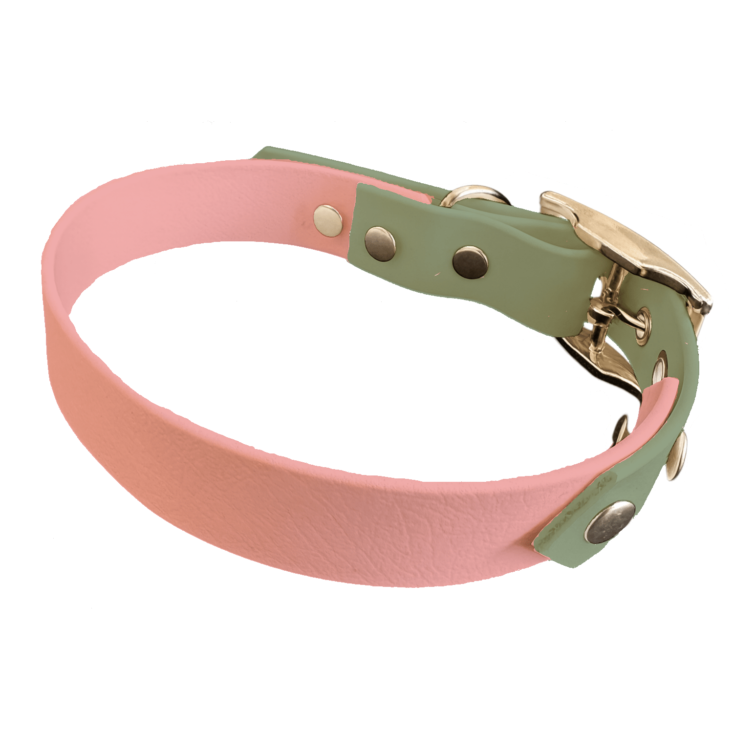 L'atelier du Fourmilier collier bicolore Collier Bicolore en BioThane®  25 mm – coloris personnalisable