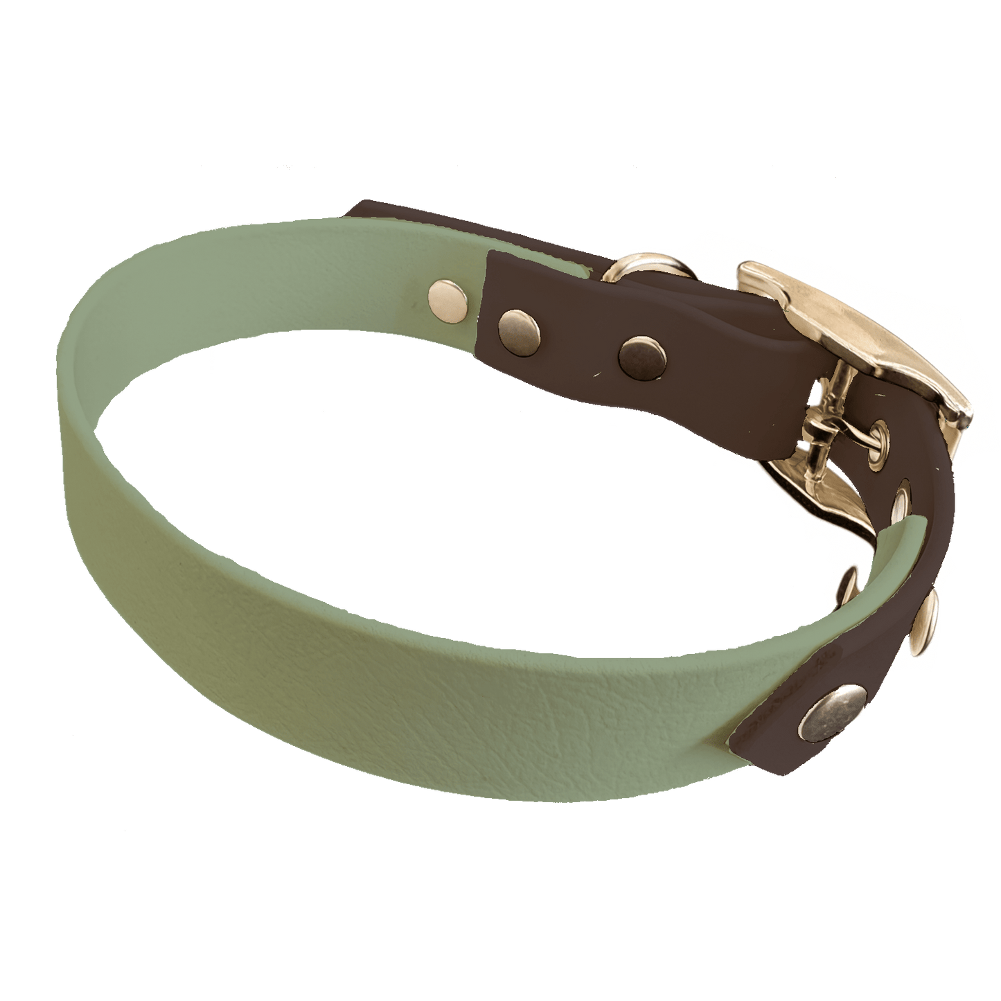 L'atelier du Fourmilier collier bicolore Collier Bicolore en BioThane®  25 mm – coloris personnalisable