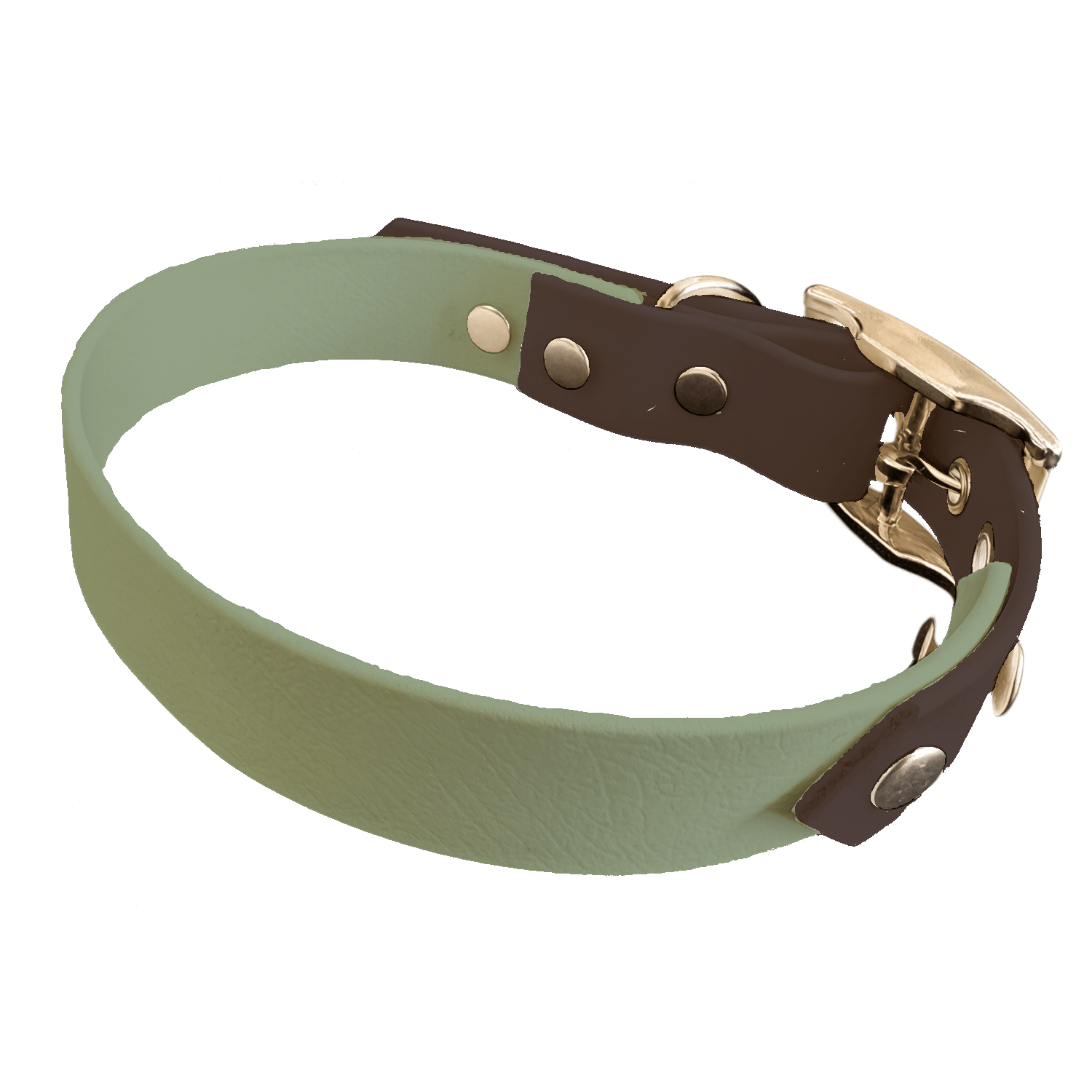 L'atelier du Fourmilier collier bicolore Collier Bicolore en BioThane®  25 mm – coloris personnalisable