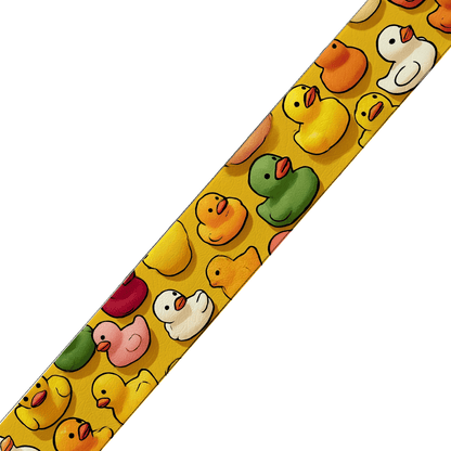 L'atelier du Fourmilier collier bicolore Collier bicolore large pour chien en BioThane® imprimé – Collection animaux pop/kawaii – 38/25 mm