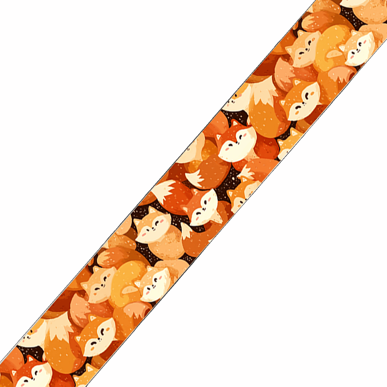 L'atelier du Fourmilier collier bicolore Collier bicolore large pour chien en BioThane® imprimé – Collection animaux pop/kawaii – 38/25 mm