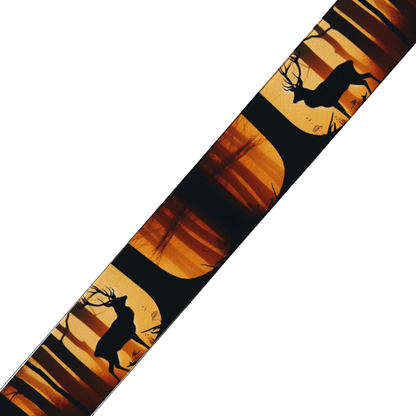 L'atelier du Fourmilier collier bicolore Collier bicolore large pour chien en BioThane® imprimé – Collection animaux sauvages– 38/25 mm