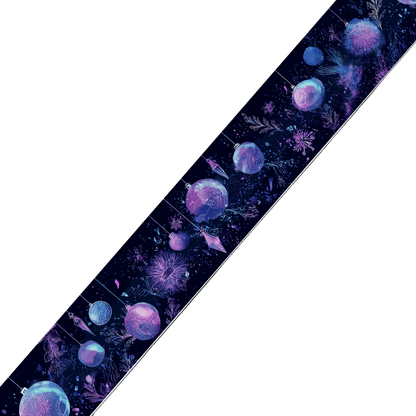 L'atelier du Fourmilier collier bicolore Collier bicolore large pour chien en BioThane® imprimé – Collection hiver et Noël– 38/25 mm