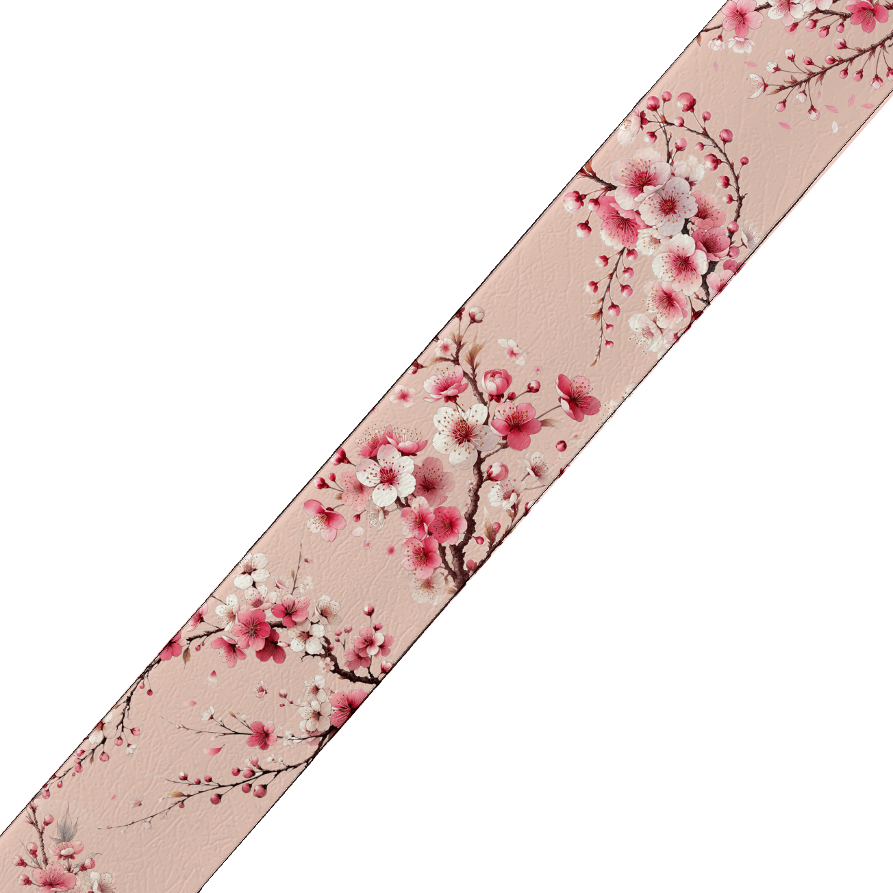 L'atelier du Fourmilier collier bicolore Collier bicolore large pour chien en BioThane® imprimé – Collection plantes et fleurs – 38/25 mm