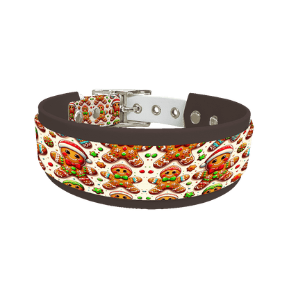 L'atelier du Fourmilier collier double 145 Colliers doubles pour chien – Collection Hiver & Noël (25 mm / 38 mm)