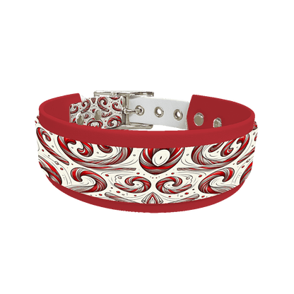 L'atelier du Fourmilier collier double 146 Colliers doubles pour chien – Collection Hiver & Noël (25 mm / 38 mm)