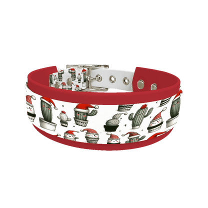 L'atelier du Fourmilier collier double 148 Colliers doubles pour chien – Collection Hiver & Noël (25 mm / 38 mm)