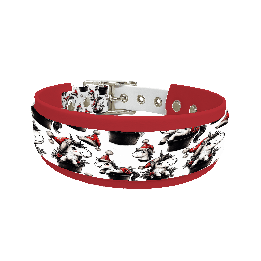 L'atelier du Fourmilier collier double 149 Colliers doubles pour chien – Collection Hiver & Noël (25 mm / 38 mm)