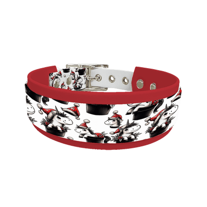L'atelier du Fourmilier collier double 149 Colliers doubles pour chien – Collection Hiver & Noël (25 mm / 38 mm)