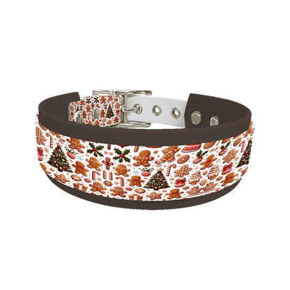 L'atelier du Fourmilier collier double 161 Colliers doubles pour chien – Collection Hiver & Noël (25 mm / 38 mm)