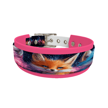 L'atelier du Fourmilier collier double 190 Collier double large pour chien en BioThane® imprimé – Collection animaux sauvages– 38/25 mm