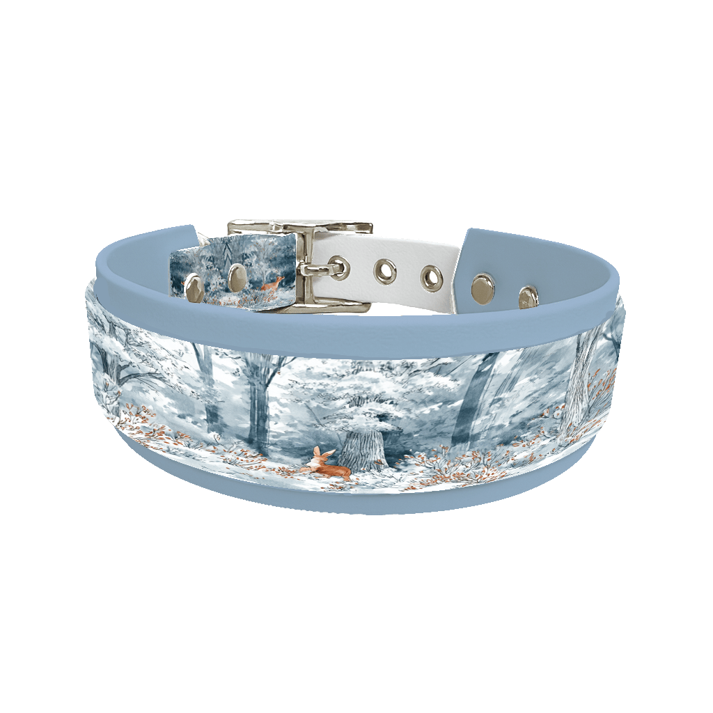 L'atelier du Fourmilier collier double 311 Colliers doubles pour chien – Collection Hiver & Noël (25 mm / 38 mm)