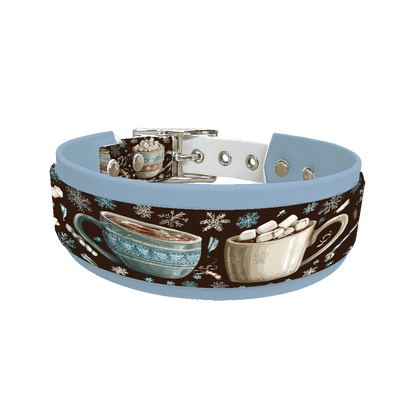 L'atelier du Fourmilier collier double 312 Colliers doubles pour chien – Collection Hiver & Noël (25 mm / 38 mm)