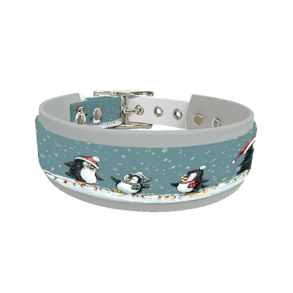 L'atelier du Fourmilier collier double 321 Colliers doubles pour chien – Collection Hiver & Noël (25 mm / 38 mm)