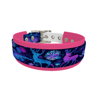 L'atelier du Fourmilier collier double 323 Colliers doubles pour chien – Collection Hiver & Noël (25 mm / 38 mm)