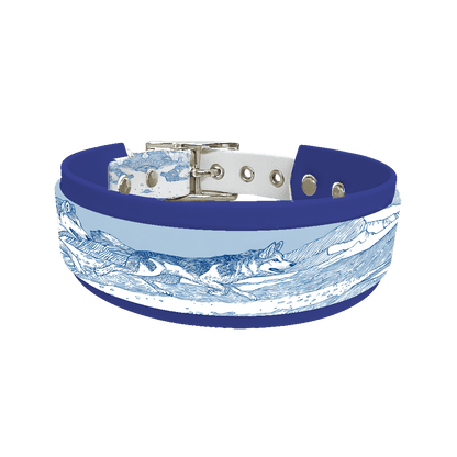 L'atelier du Fourmilier collier double 328 Colliers doubles pour chien – Collection Hiver & Noël (25 mm / 38 mm)