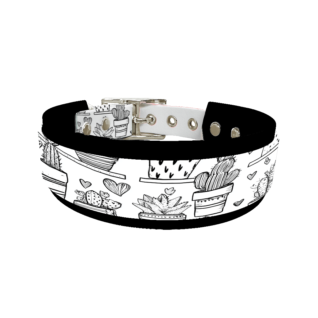 L'atelier du Fourmilier collier double 349 Colliers doubles pour chien – Collection Saint-Valentin (25 mm / 38 mm)