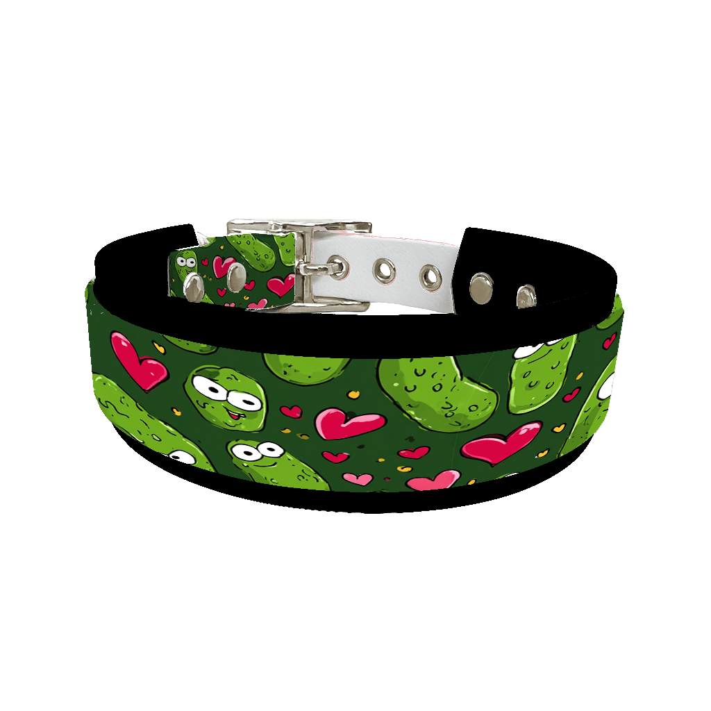 L'atelier du Fourmilier collier double 359 Colliers doubles pour chien – Collection Saint-Valentin (25 mm / 38 mm)