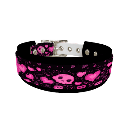 L'atelier du Fourmilier collier double 374 Colliers doubles pour chien – Collection Saint-Valentin (25 mm / 38 mm)