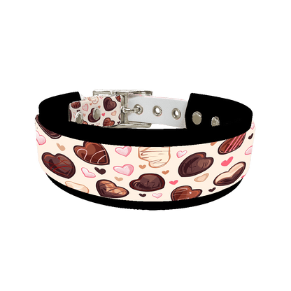 L'atelier du Fourmilier collier double 376 Colliers doubles pour chien – Collection Saint-Valentin (25 mm / 38 mm)