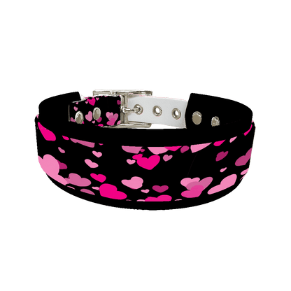 L'atelier du Fourmilier collier double 380 Colliers doubles pour chien – Collection Saint-Valentin (25 mm / 38 mm)