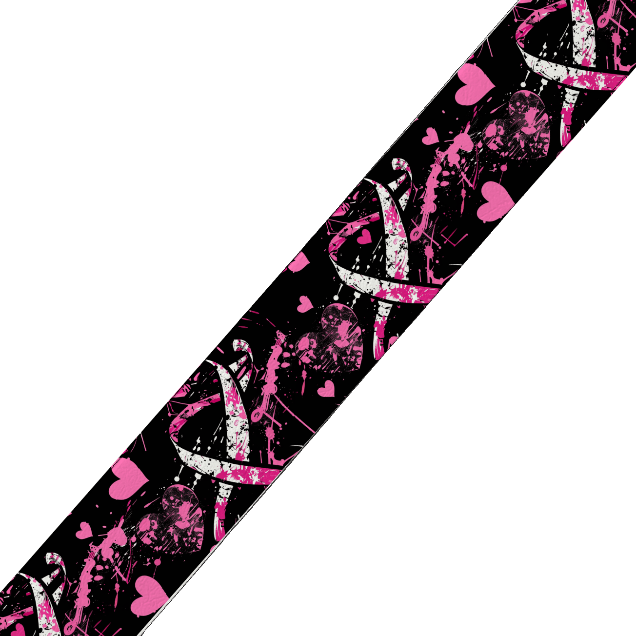 L'atelier du Fourmilier collier double Collier double large pour chien en BioThane® imprimé – Collection abstrait – 38/25 mm