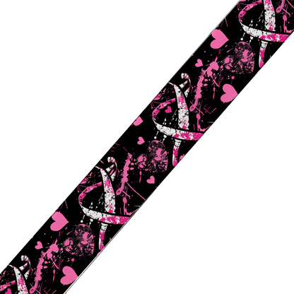 L'atelier du Fourmilier collier double Collier double large pour chien en BioThane® imprimé – Collection abstrait – 38/25 mm