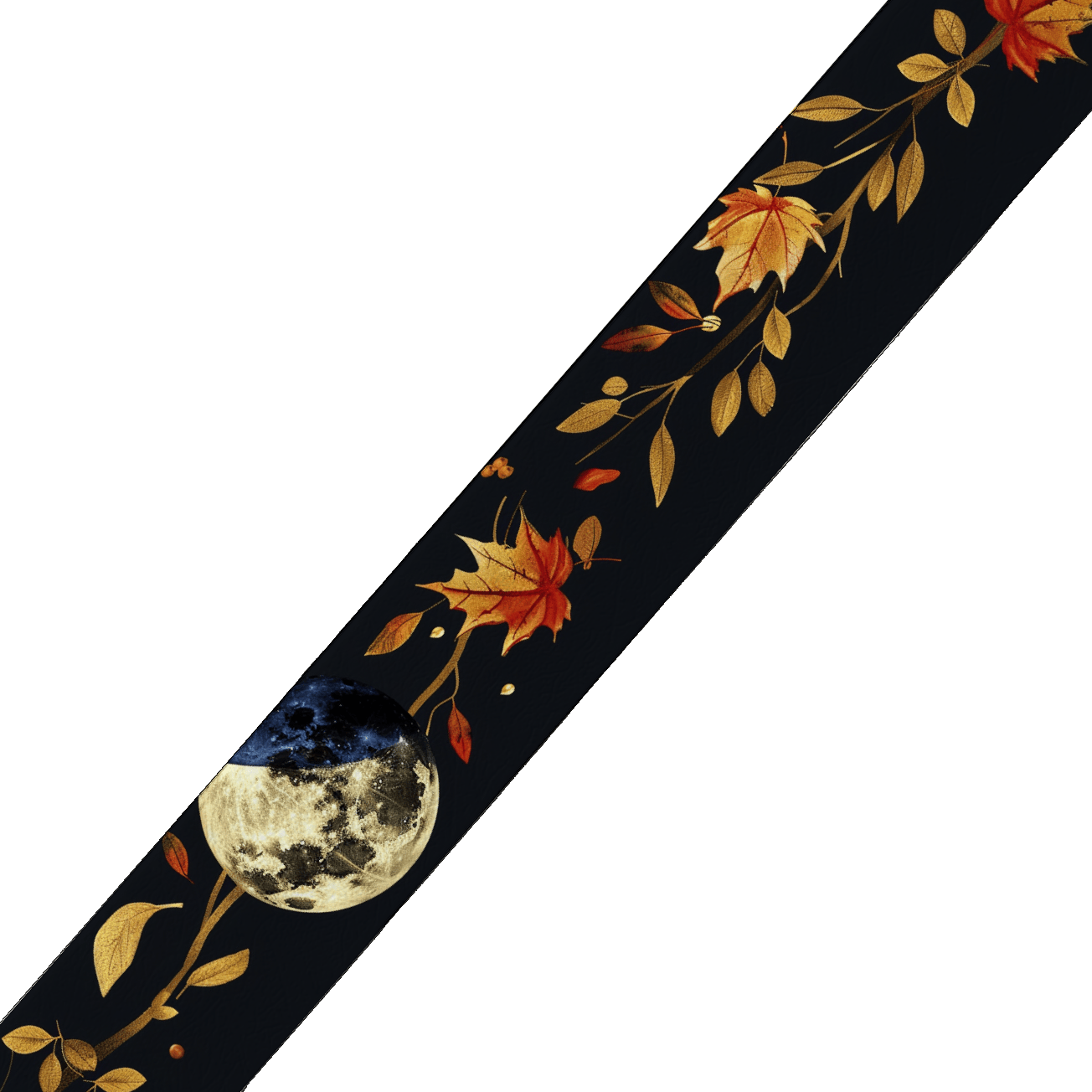 L'atelier du Fourmilier collier double Collier double large pour chien en BioThane® imprimé – Collection galaxie – 25/19 mm