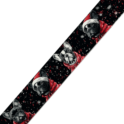 L'atelier du Fourmilier collier double Colliers doubles pour chien – Collection Hiver & Noël (25 mm / 38 mm)