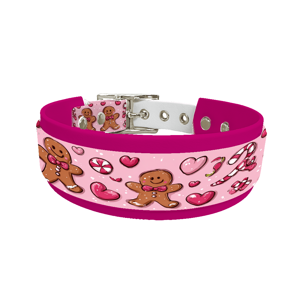 L'atelier du Fourmilier collier double Colliers doubles pour chien – Collection Hiver & Noël (25 mm / 38 mm)