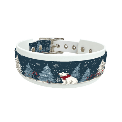 L'atelier du Fourmilier collier double Colliers doubles pour chien – Collection Hiver & Noël (25 mm / 38 mm)