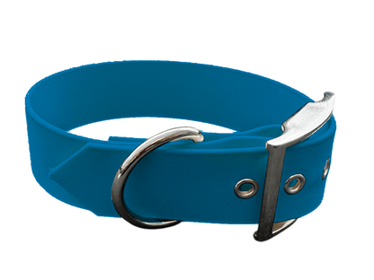 L'atelier du Fourmilier Collier pour chien personnalisable XXS / Bleu Collier chien 38 mm en Biothane – Personnalisable – Coloris au choix