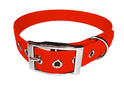 L'atelier du Fourmilier Collier pour chien personnalisable XXS / Orange Collier chien 19 mm en Biothane – Personnalisable – Coloris au choix