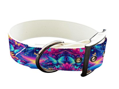 L'atelier du Fourmilier Colliers 102 Collier large pour chien en BioThane® imprimé – Collection insectes– 38mm