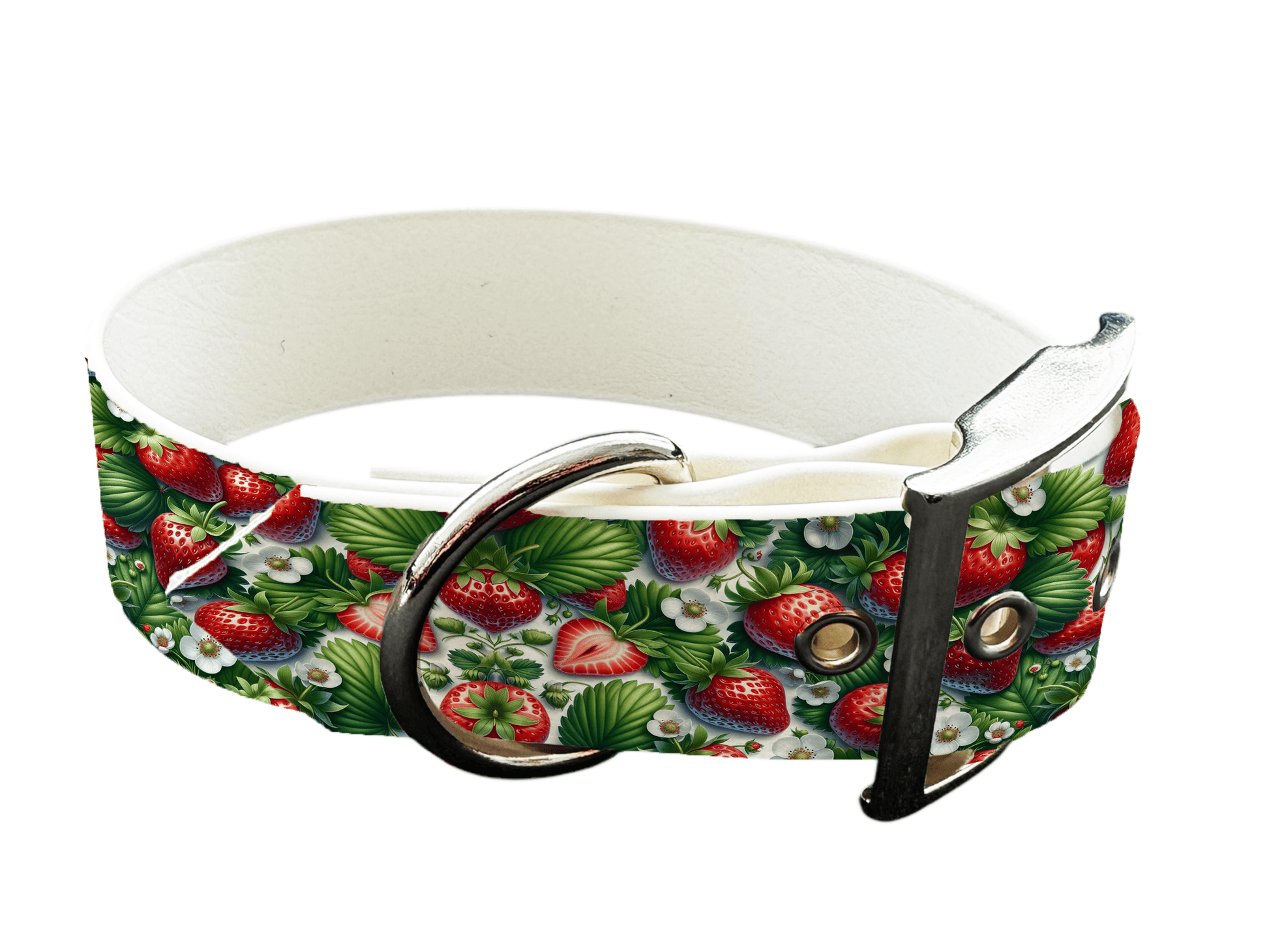 L'atelier du Fourmilier Colliers 107 Collier large pour chien en BioThane® imprimé – Collection gourmandise – 38mm