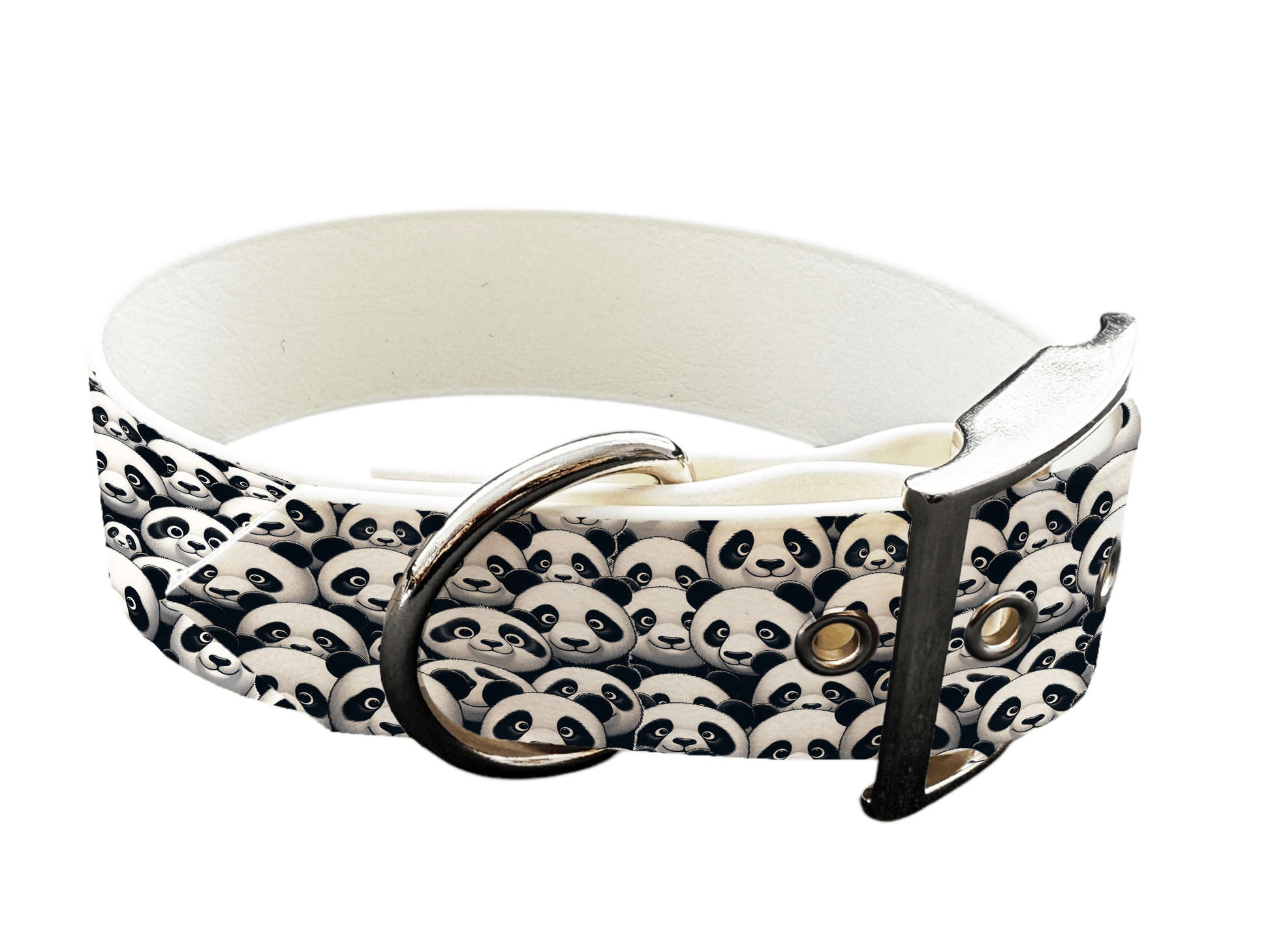 L'atelier du Fourmilier Colliers 131 Collier large pour chien en BioThane® imprimé – Collection animaux pop/kawaii – 38mm