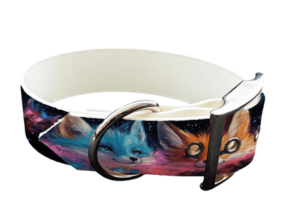 L'atelier du Fourmilier Colliers 190 Collier large pour chien en BioThane® imprimé – Collection animaux sauvages– 38mm