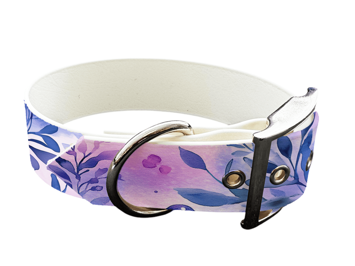 L'atelier du Fourmilier Colliers 225 Collier large pour chien en BioThane® imprimé – Collection galaxie – 38mm