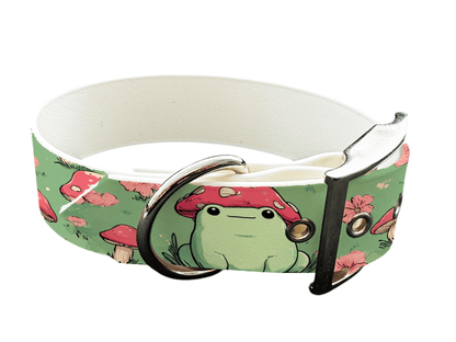 L'atelier du Fourmilier Colliers 248 Collier large pour chien en BioThane® imprimé – Collection monstres et créatures imaginaires– 38mm